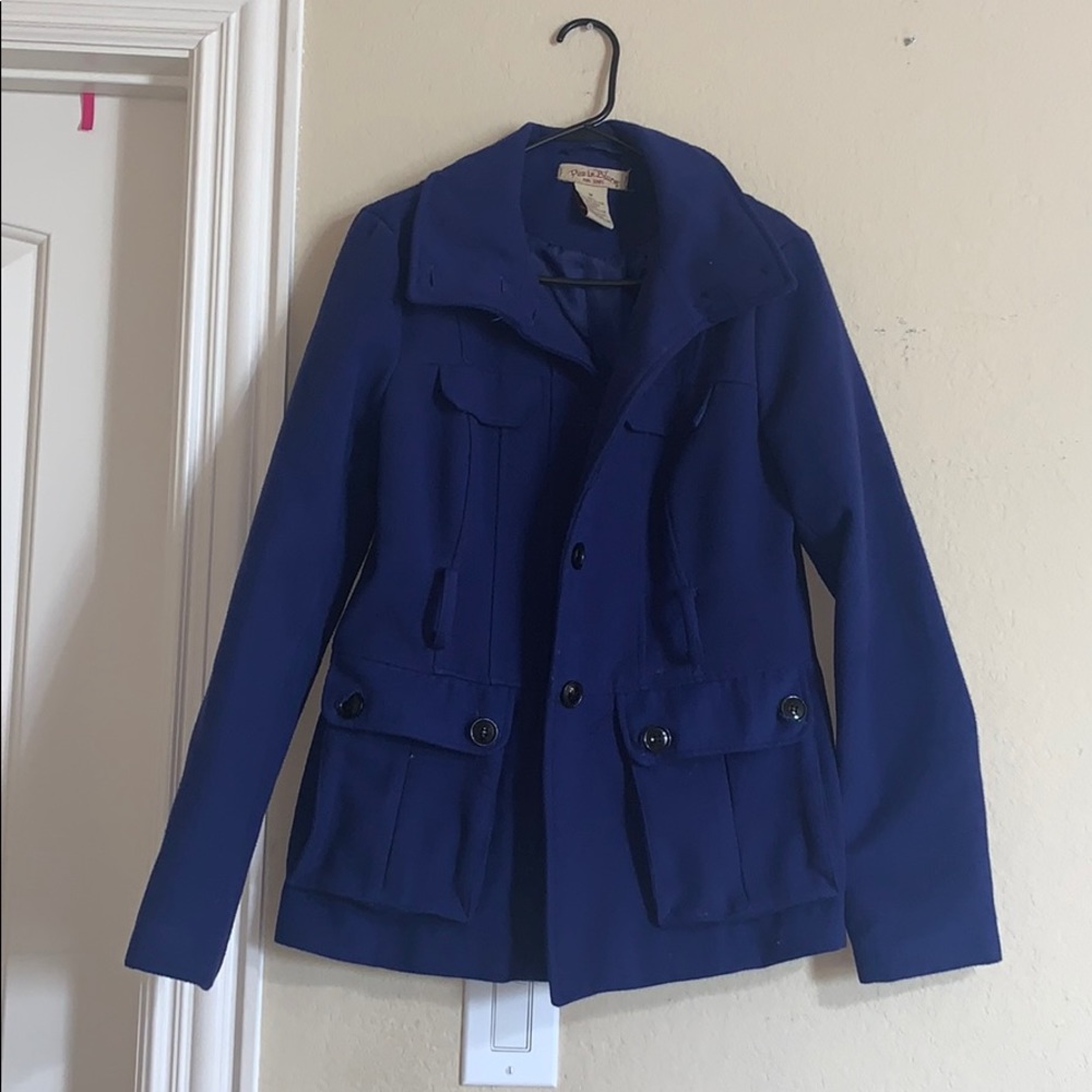Royal Blue Trench coat!